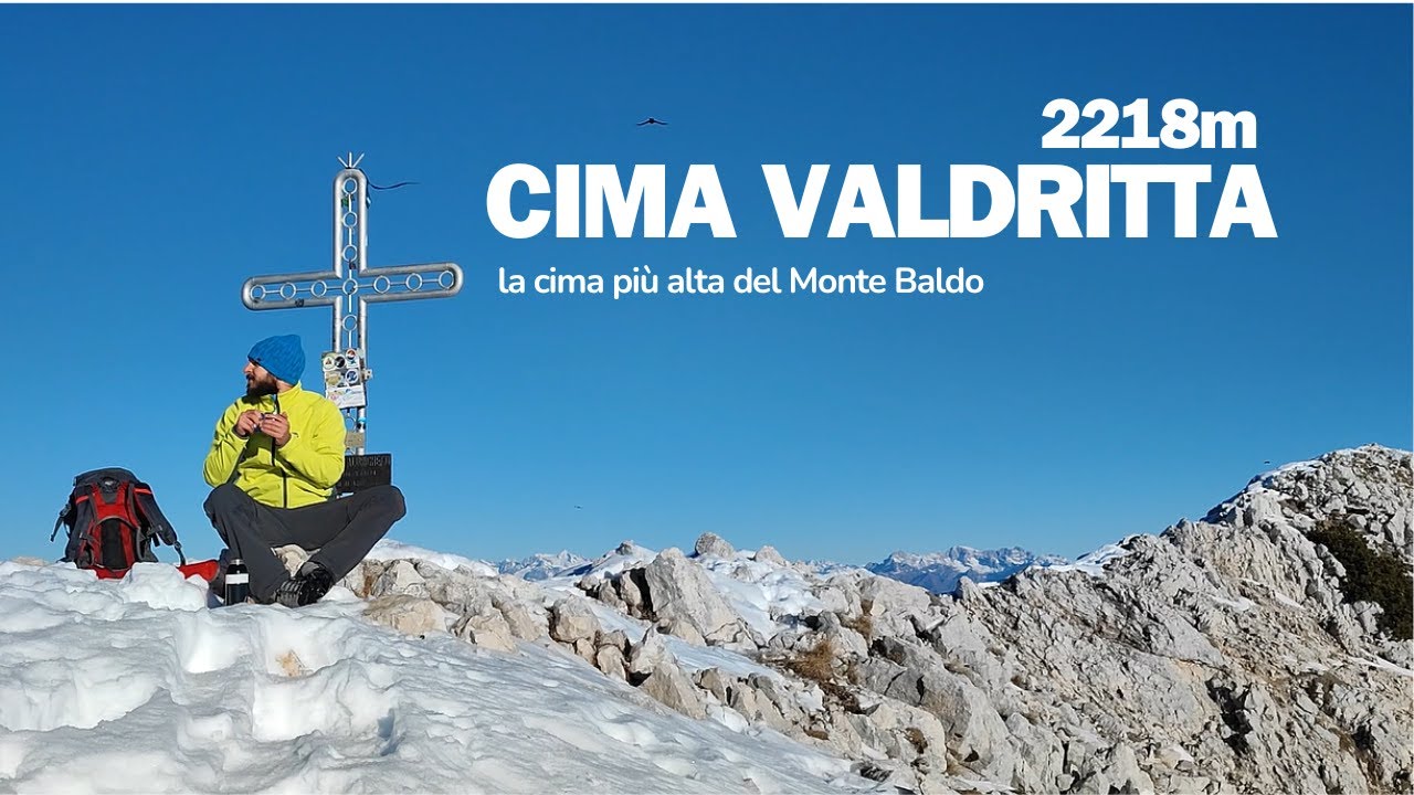 Cima Valdritta 2218 m - Escursione sulla cima più alta del Monte Baldo