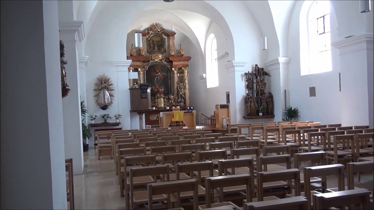 Hitler family house, church and parents' grave, Leonding, Austria