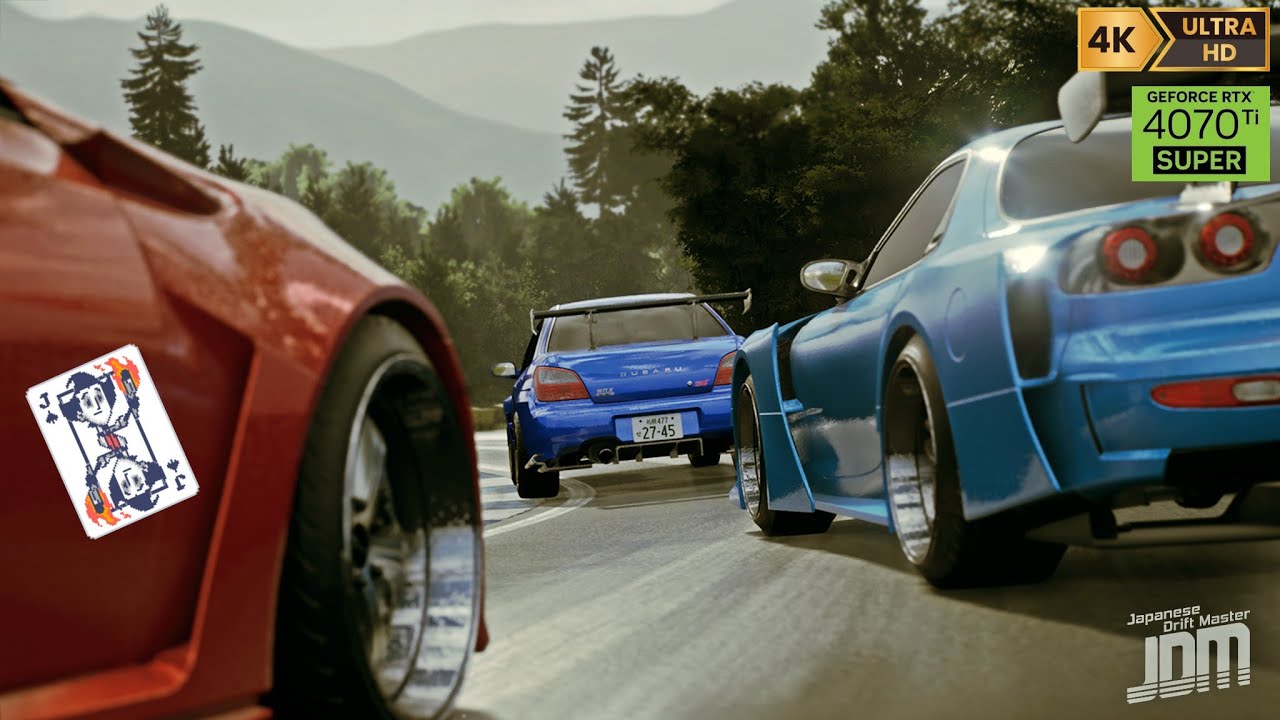 JDM - Japanese Drift Master // No HUD Free Ride (Traffic) [4K/60fps/HDR]