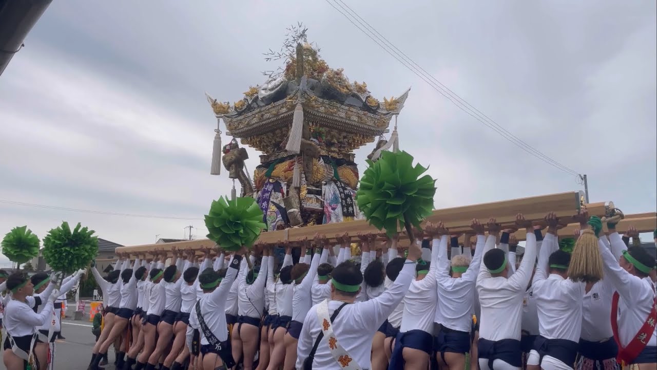 令和7年10月21日魚吹八幡神社宵宮糸井出立ち