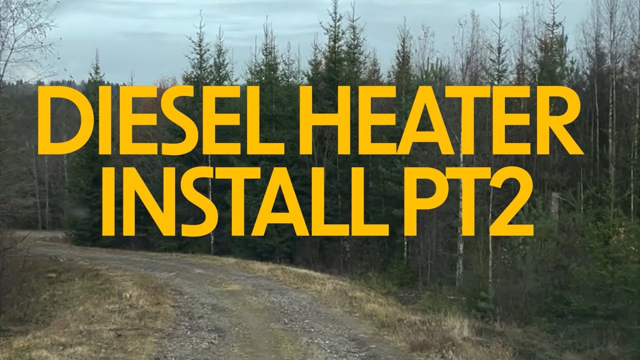Vw transporter diesel heater b pillar install