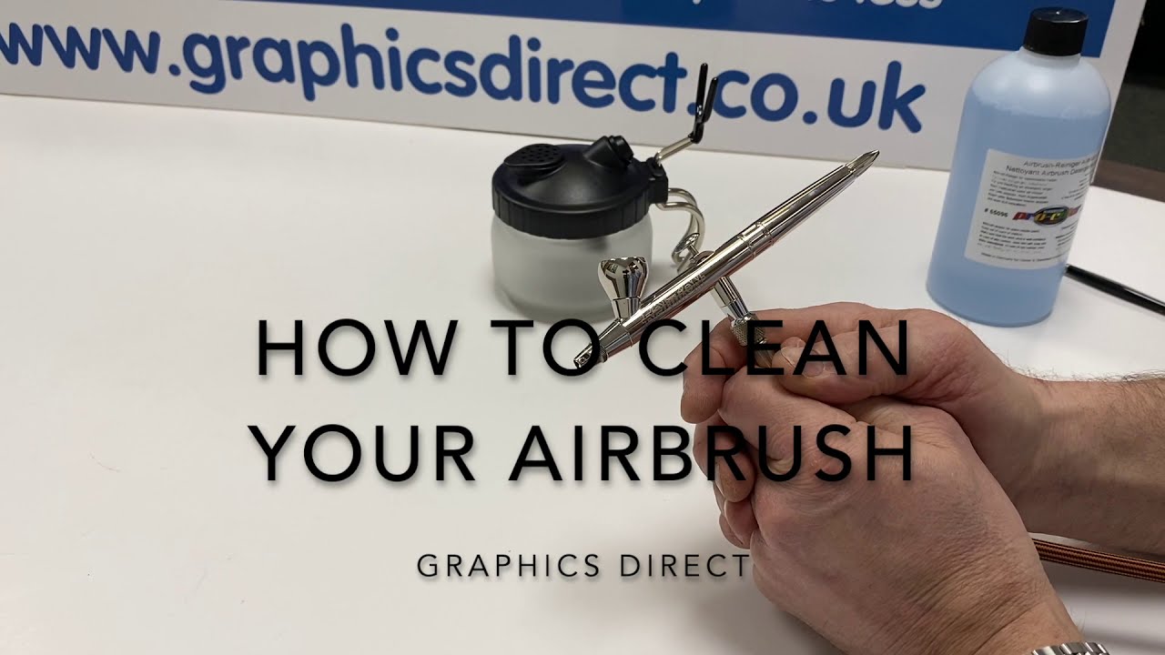 Harder & Steenbeck how to clean your airbrush