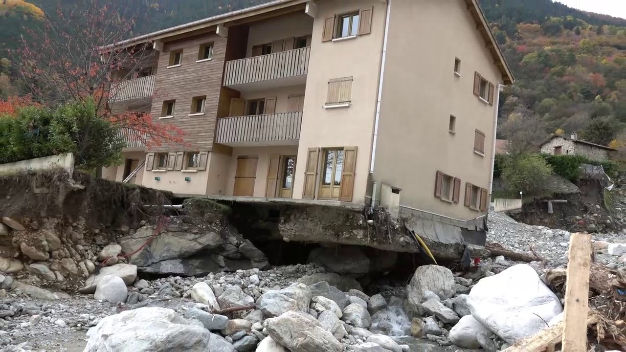 St Martin Vésubie après la tempête le 30 10 2020 0