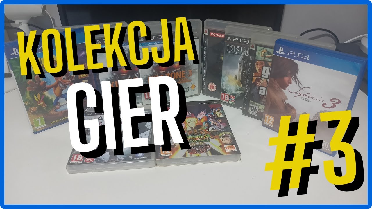 Moja Kolekcja Gier #3 Pudełka PS4 i PS3 SYBERIA 3 to oszukaństwo!