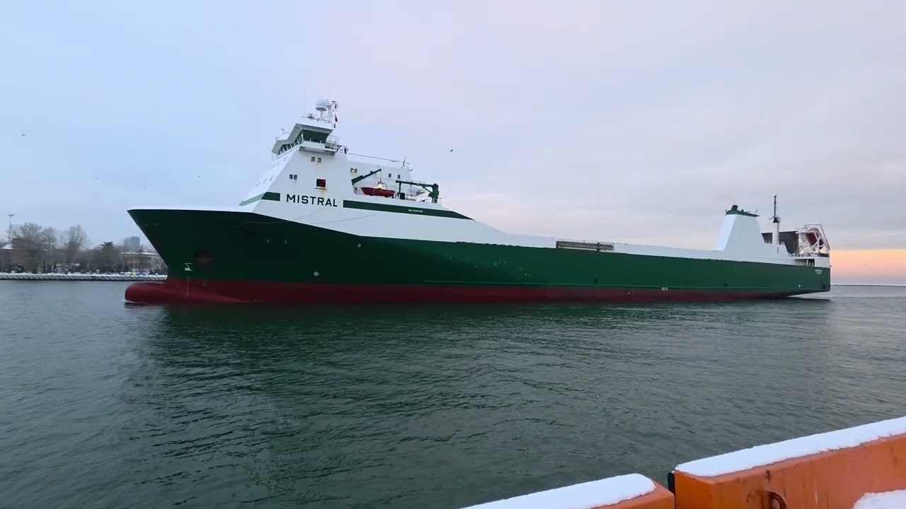 Port Gdynia 13.01.2026r. Ro-Ro Cargo Ship -  MISTRAL