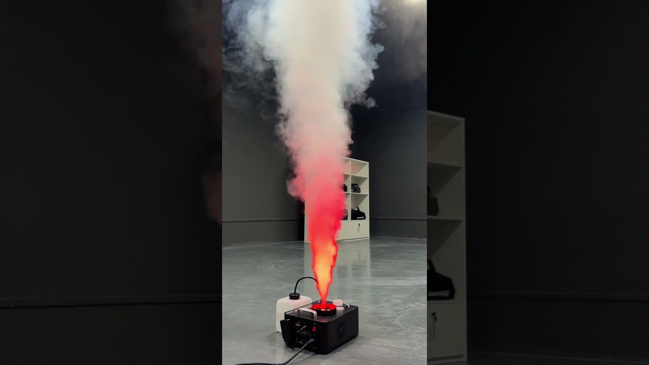 1000w LED up fog machine  with remote and DMX control #fogmachine #smokemachine #stageeffect