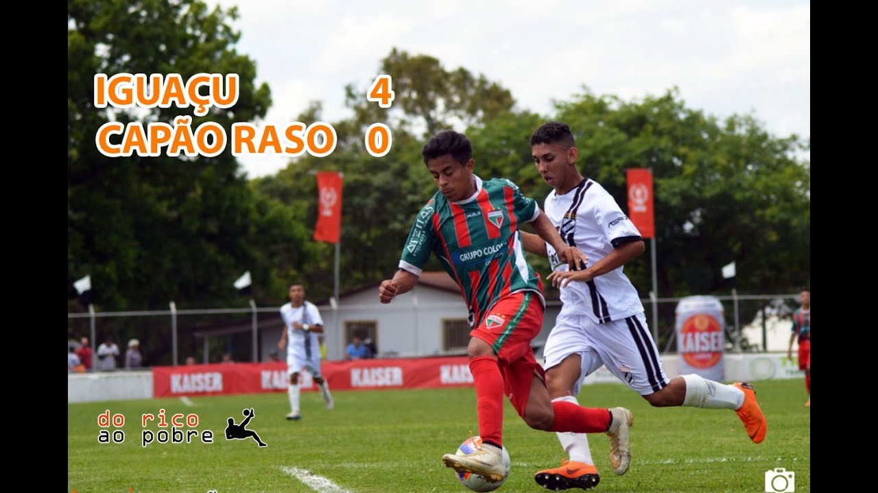 [VT] - IGUAÇU 4 X 0 CAPÃO RASO [FINAL VOLTA | SUBURBANA SÉRIE A 2018 | JUVENIL]
