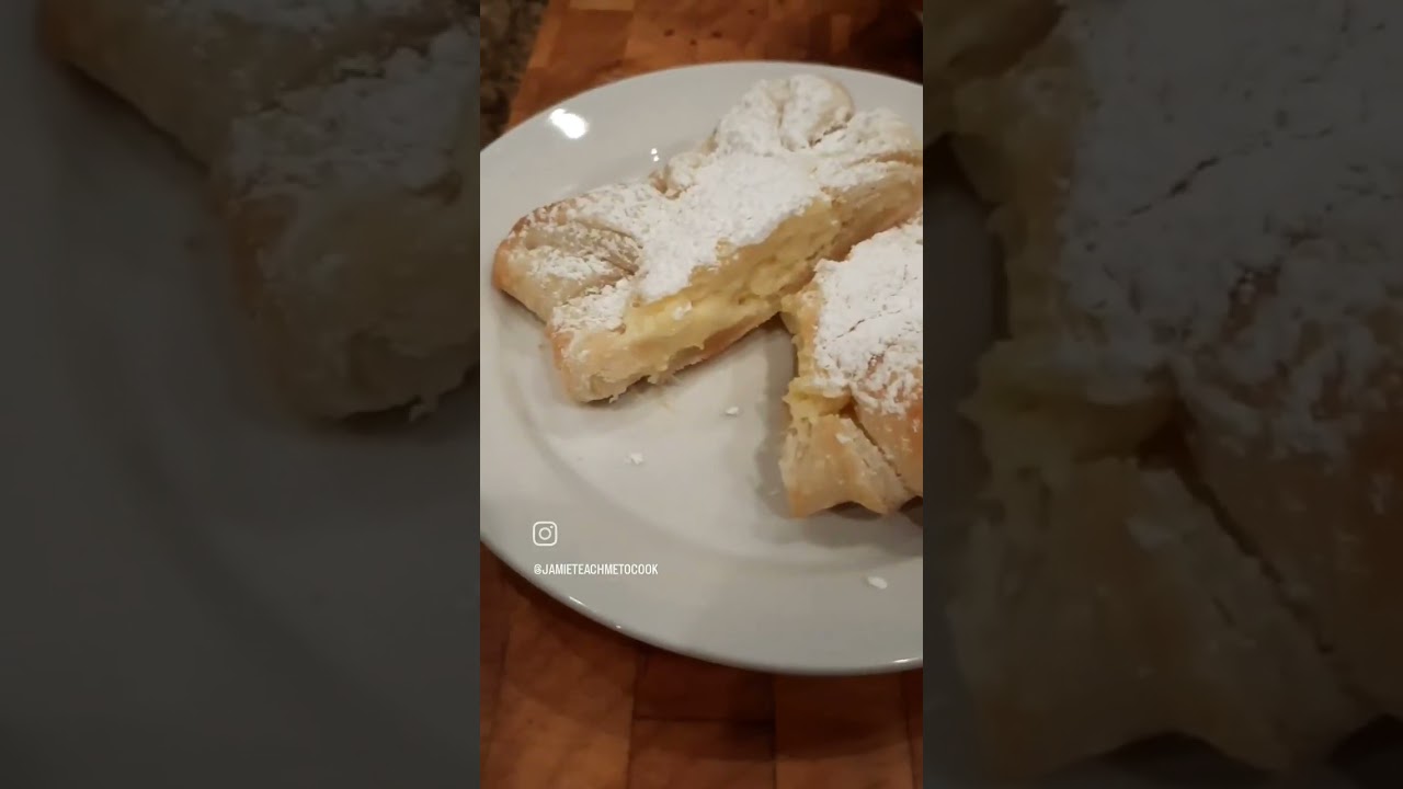 Easy Lemon Cheese Pastry! #baked