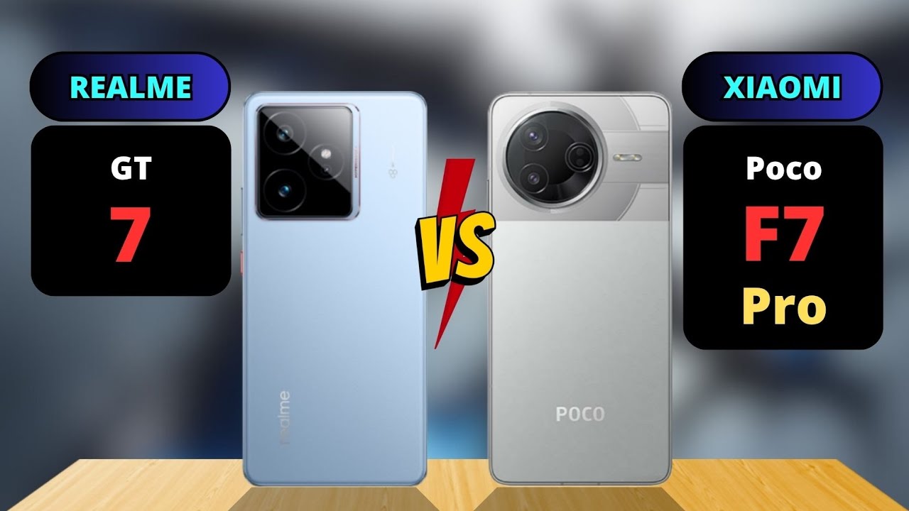 Realme GT 7 vs Poco F7 Pro Comparison