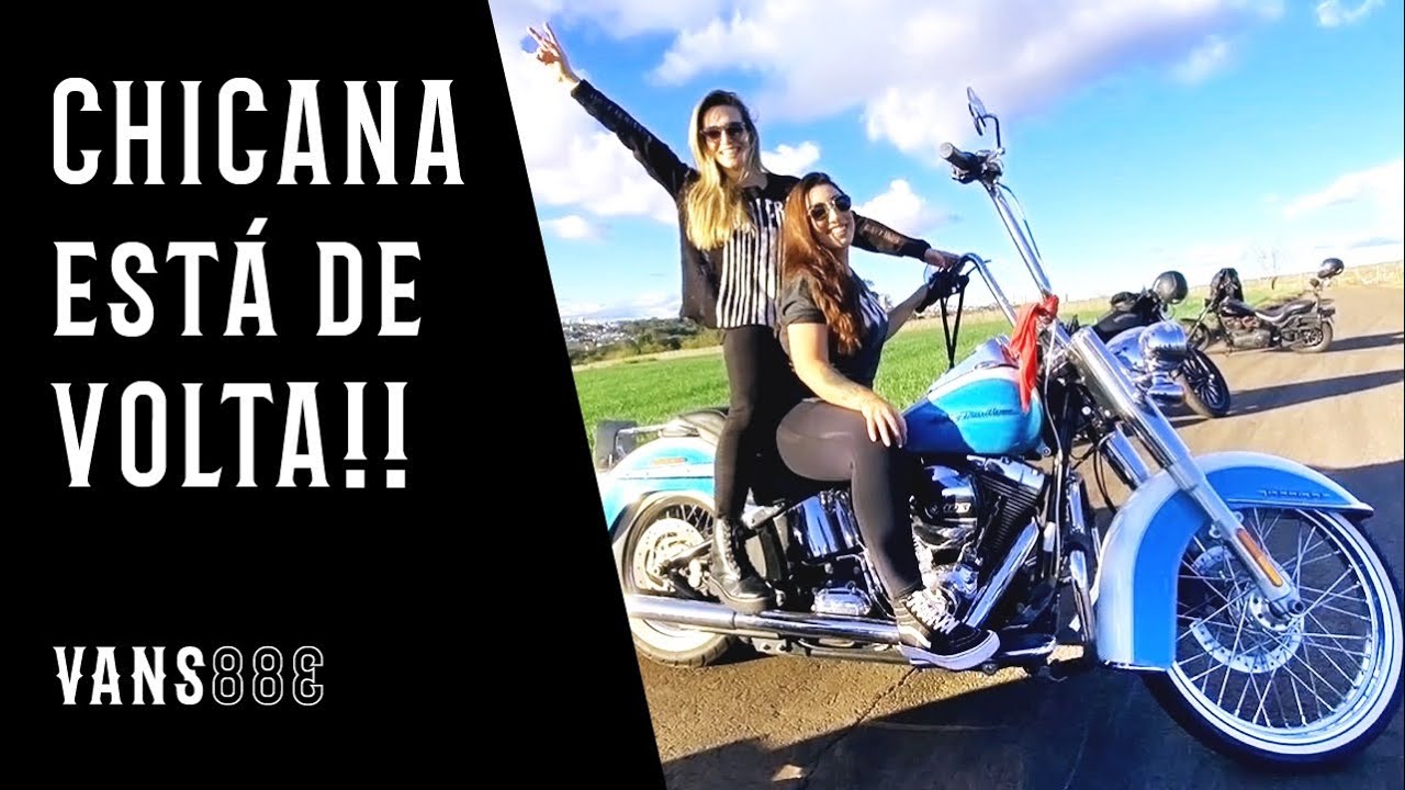 A CINDY E BIA PILOTARAM A CHICANA DA MAY - HARLEY DAVISON DELUXE