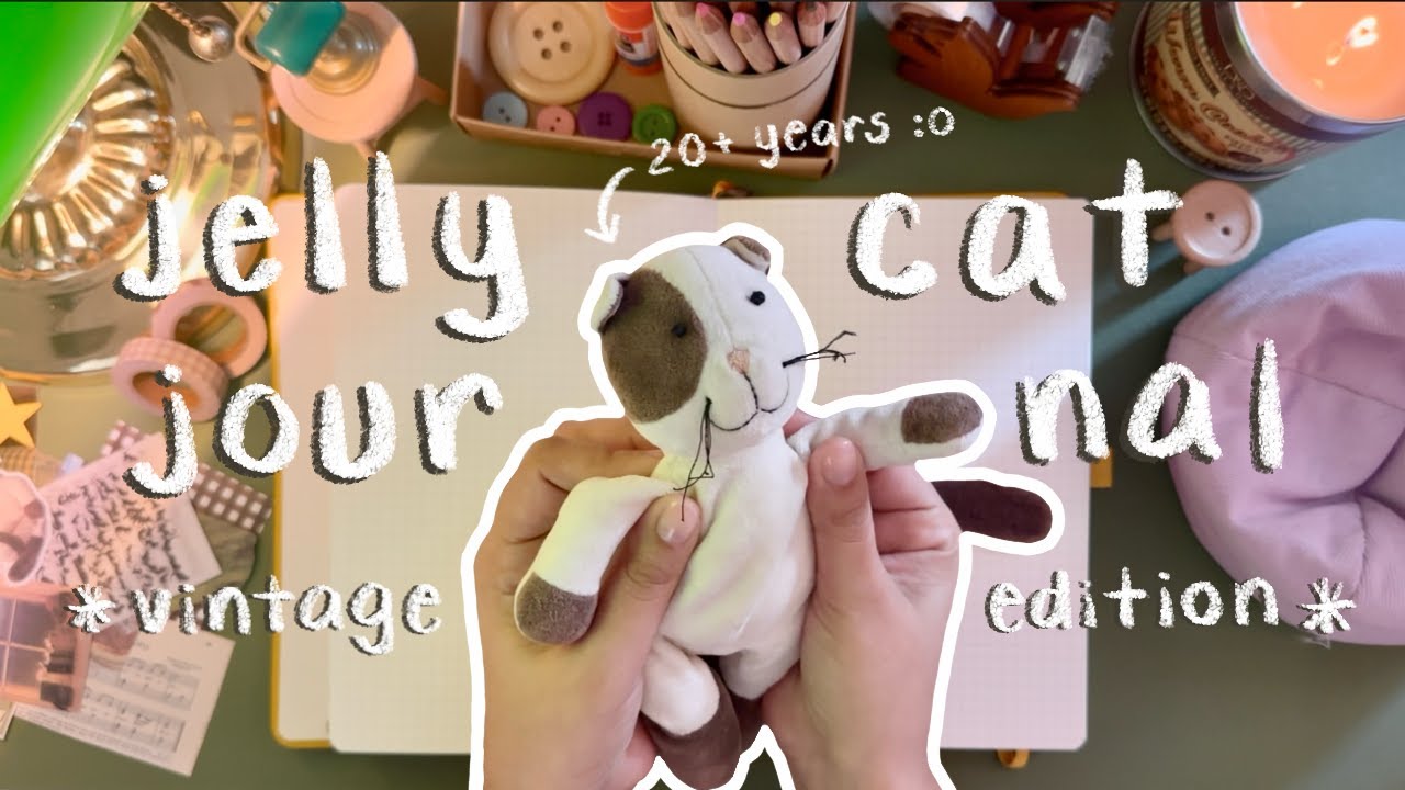 Ведите дневник вместе со мной ✏️ винтажный разворот Jellycat