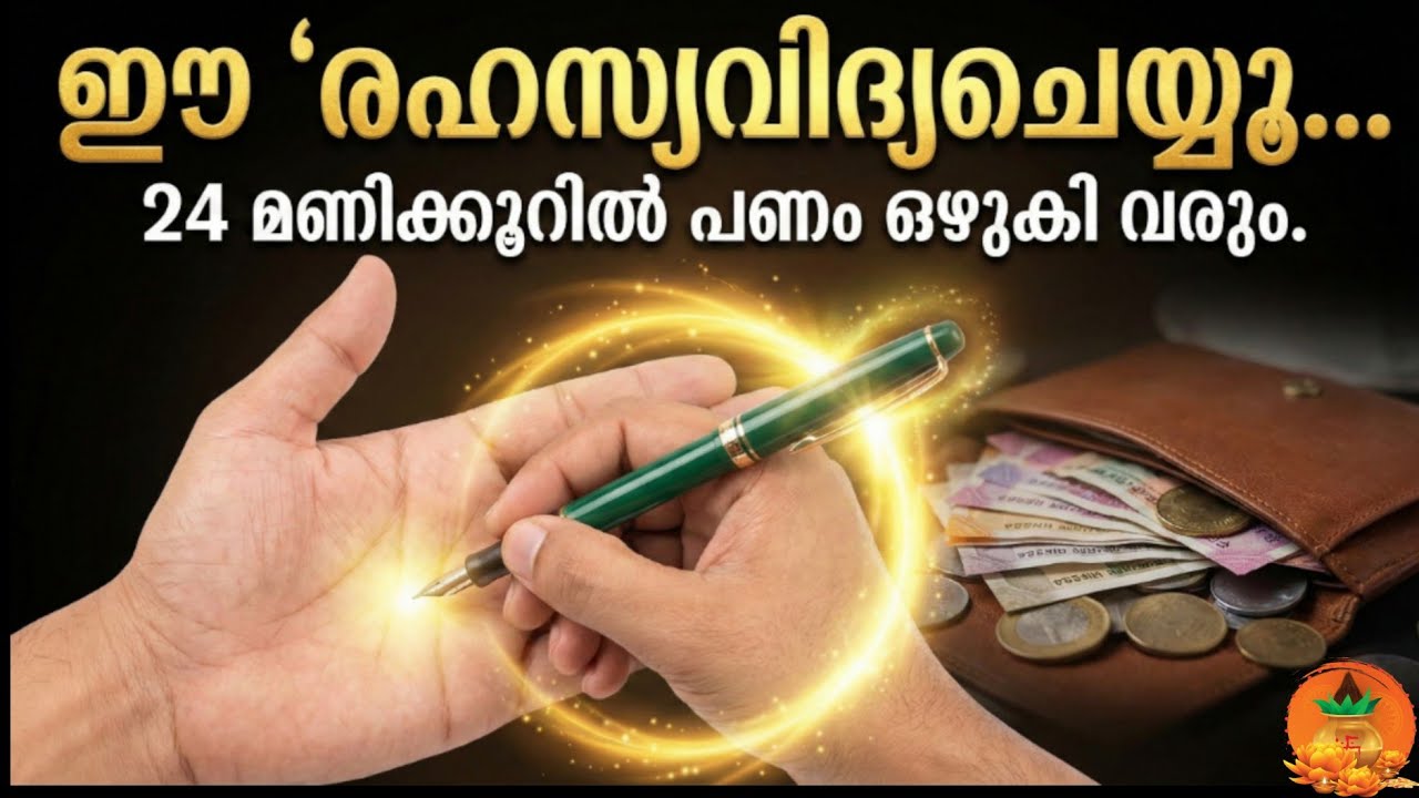 ​പണത്തെ കാന്തികമായി ആകർഷിക്കാം! ഈ രഹസ്യക്രിയ ചെയ്താൽ സാമ്പത്തിക നേട്ടം ഉറപ്പ്!