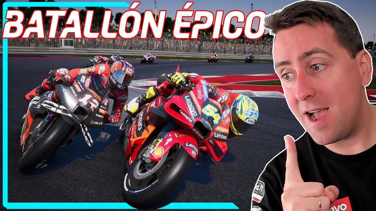 👑 MOTOGP 23 BATALLÓN contra las APRILIAS | EXTREMO TRAYECTORIA PILOTO #25 👑