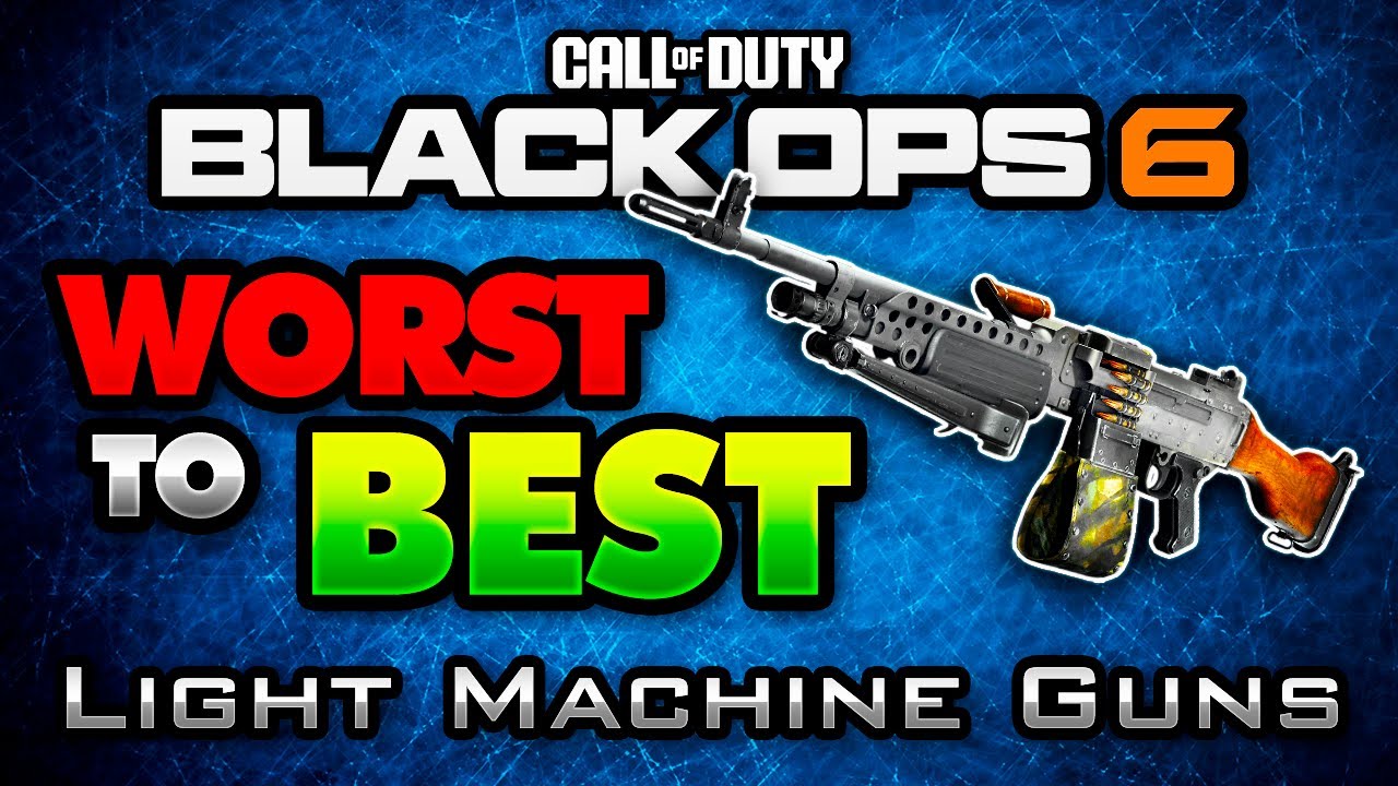 BO6 От худшего к лучшему: ручные пулемёты в Black Ops 6! (Рейтинг ручных пулемётов в сетевой игре)