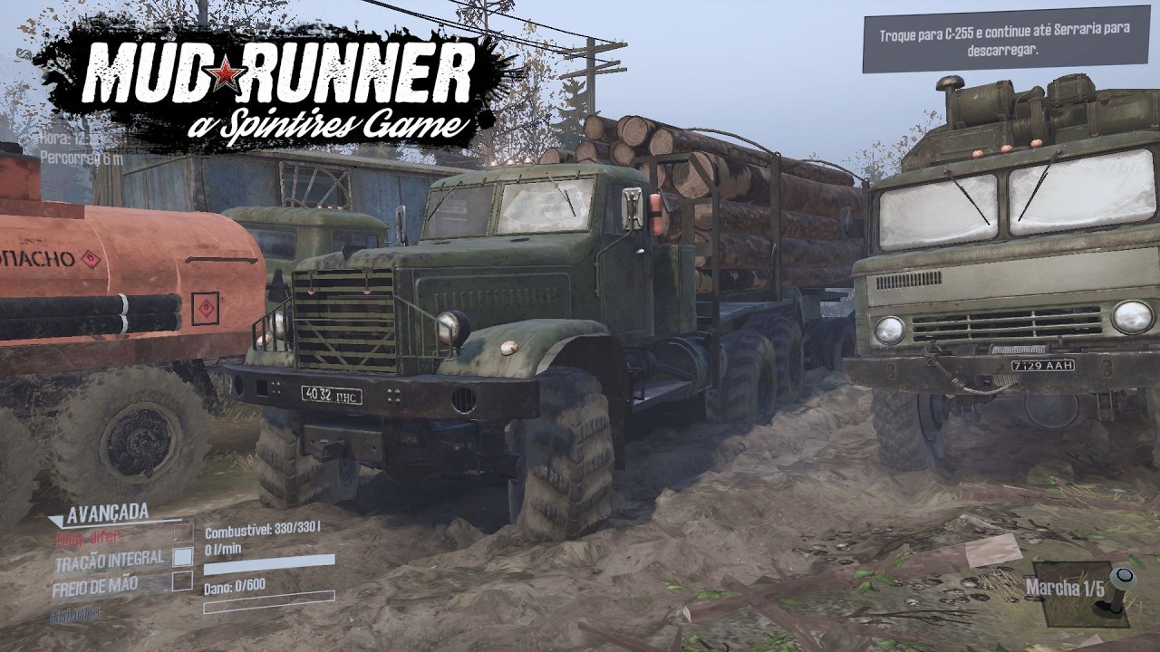 CONCERTAR E ABASTECER - SpinTires Mudrunner