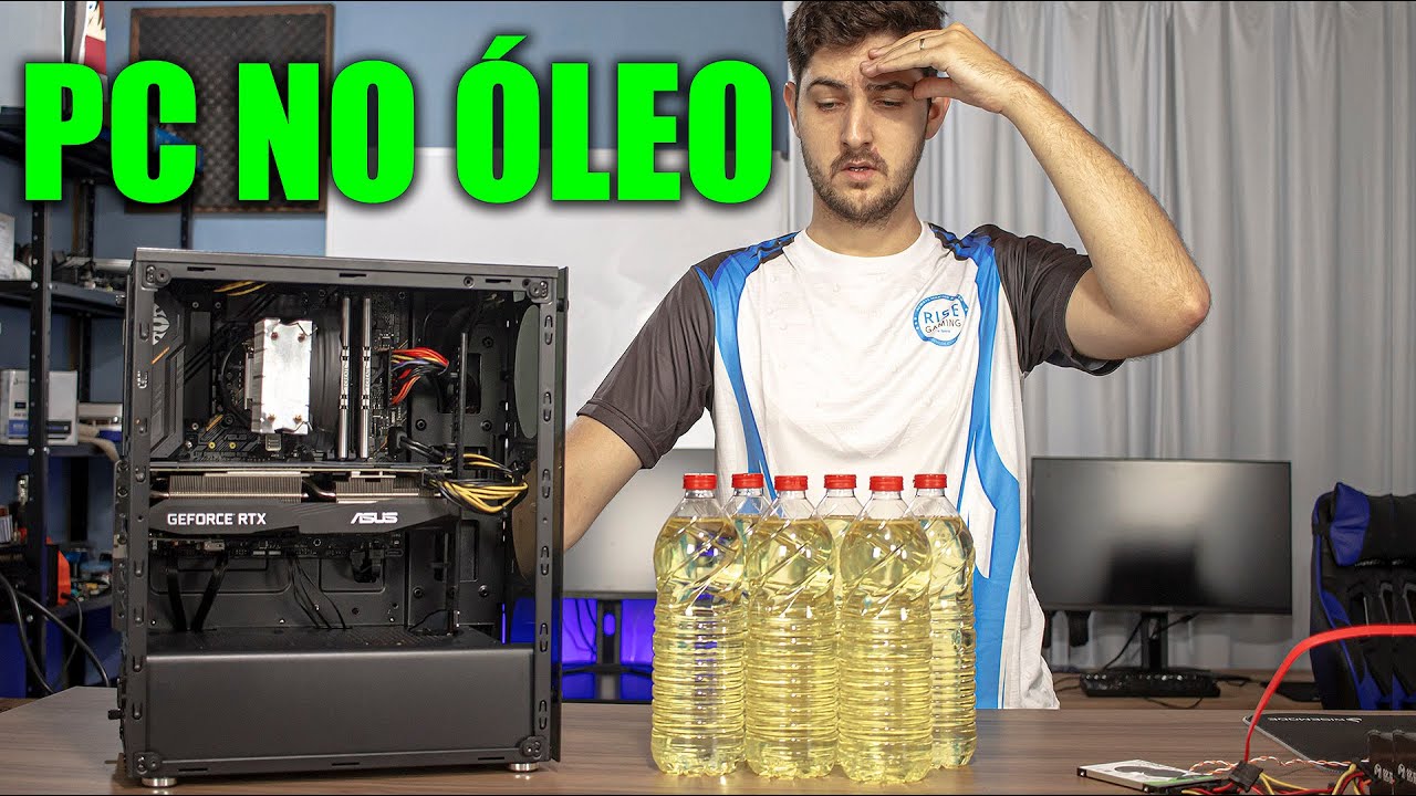 REFRIGERANDO O COMPUTADOR NO ÓLEO DE COZINHA, SIM EU FIZ...