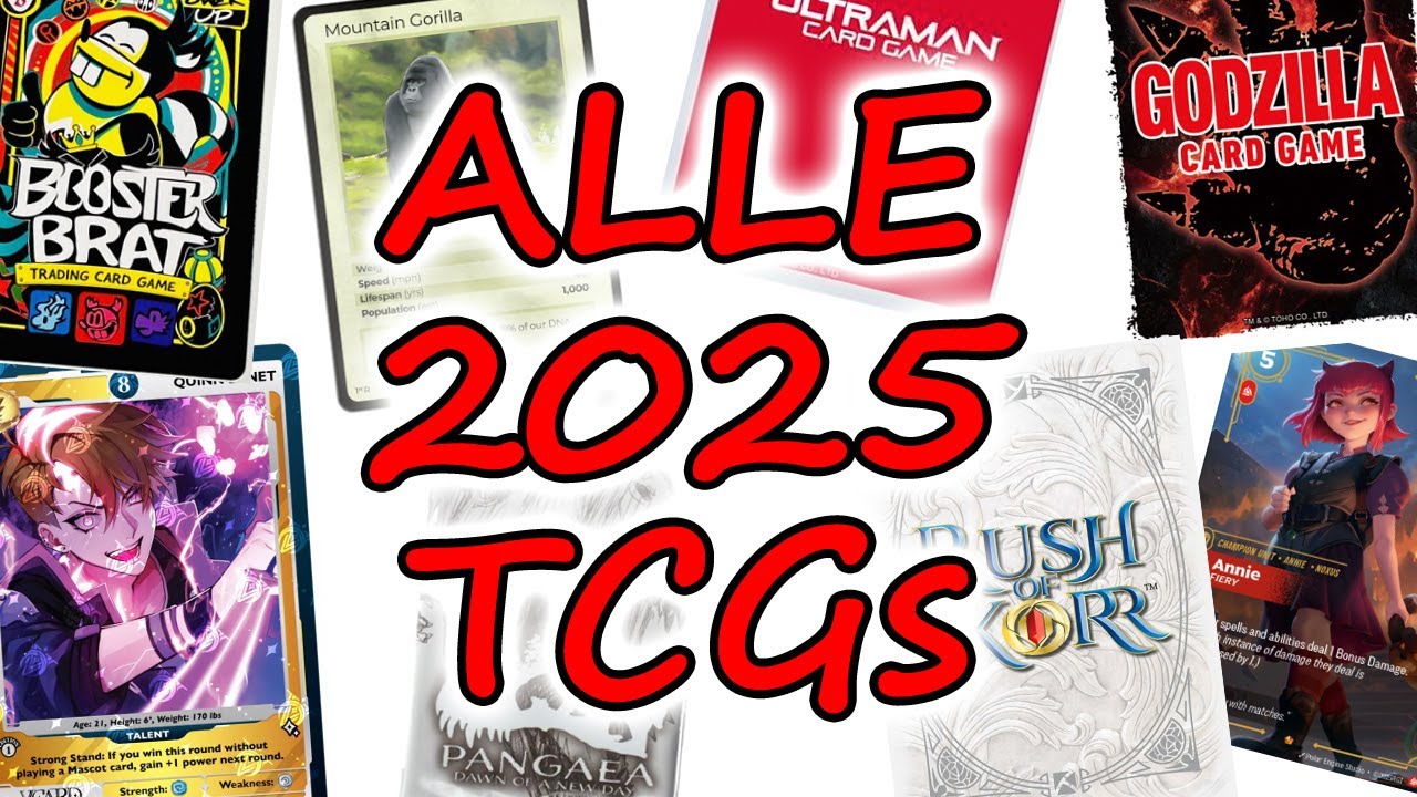 Alle aktiven Sammelkartenspiele im Jahr 2025 - Ein Genre-Überblick