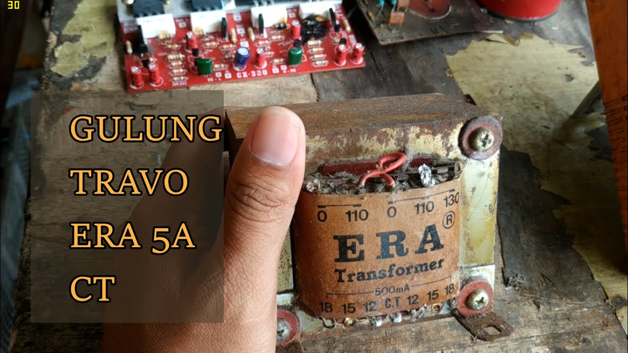 Cara Mudah Menggulung Spul Travo ERA 5A CT Secara Manual