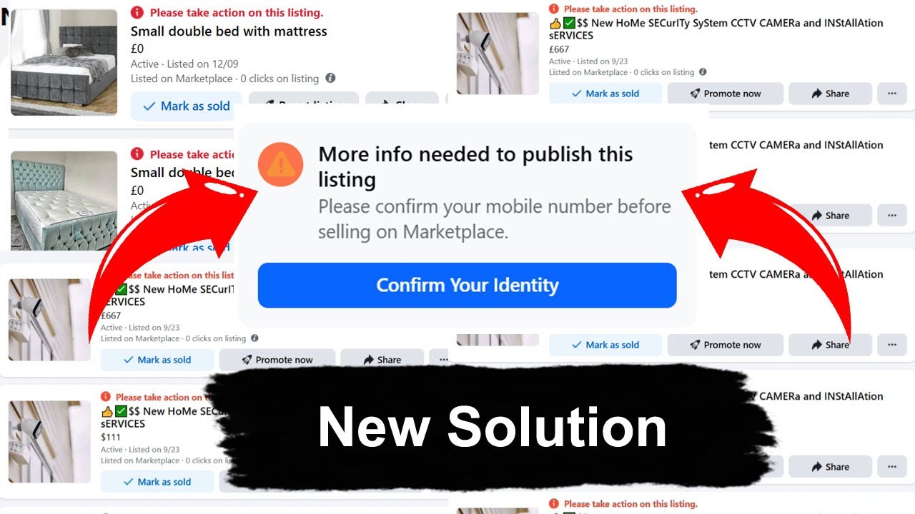 Latest Trick | Need Attention Solution | Facebook Marketplace Work | FB Marketplace