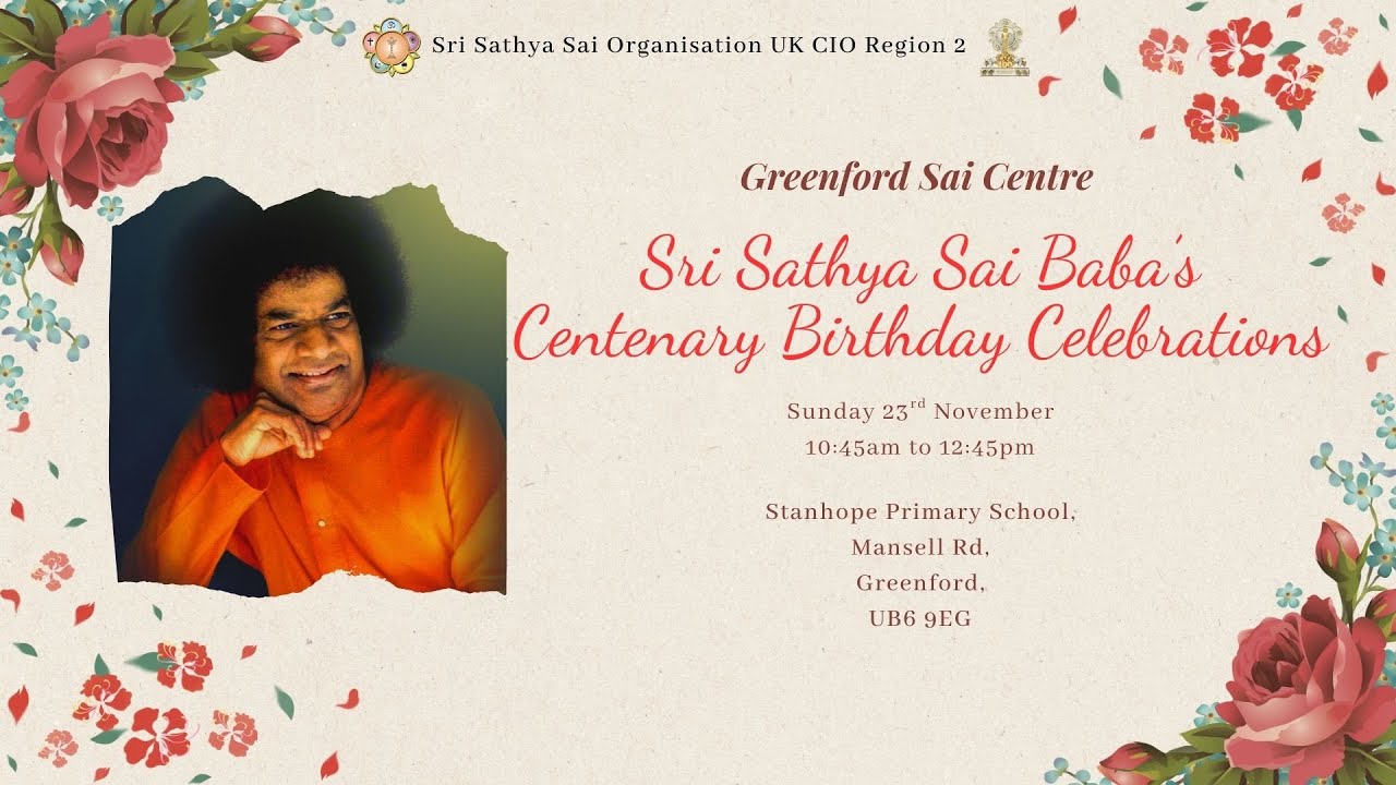 Baba's Centenary Birthday Celebrations | Saturday 23rd November 2025