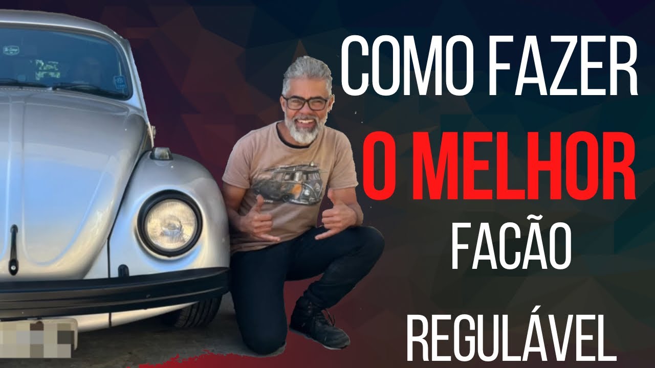 Como fazer FACÃO regulável de qualidade?! parte/1