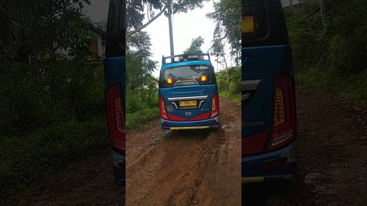 mobil elf trayek kalapanunggal-Cianjur, melewati jalur Viral Cijaringao