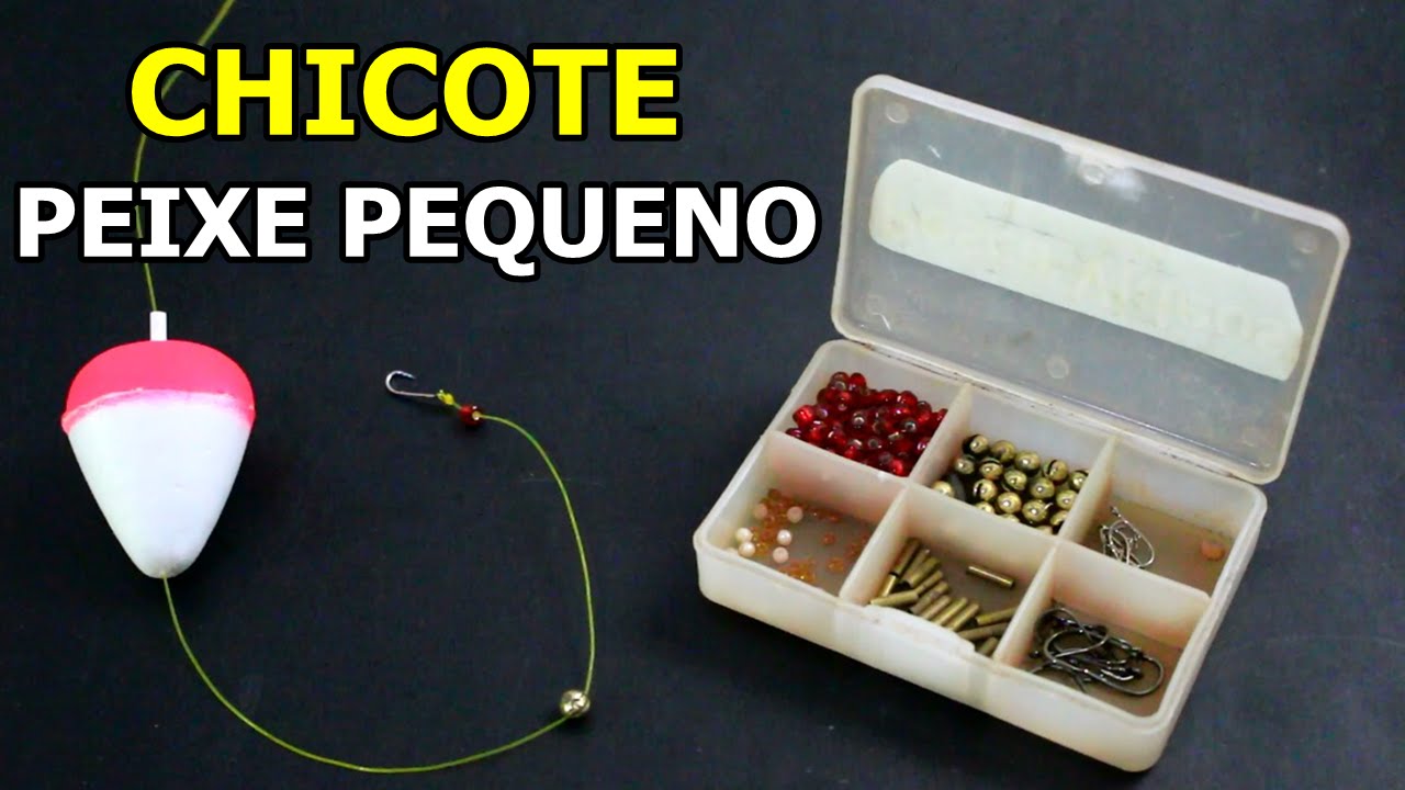 Chicote de Pesca para Peixes Pequenos (Lambari) - [Pesca Vídeos]