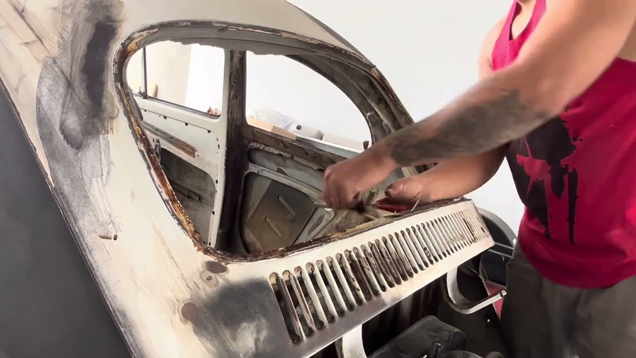 DESMONTANDO OS VIDROS DO FUSCA