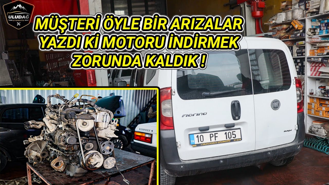 FİAT FİORİNO 1.3 MTJ ARACA MOTOR İNDİRDİK! (Baskı Balata | Direksiyon Kutusu Rvz | Triger Zincir)