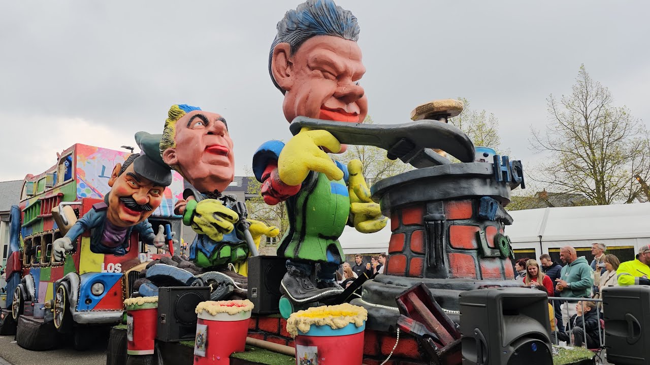 Carnavalstoet Kieldrecht 2025 film 2 bij einde van de route 1/3
