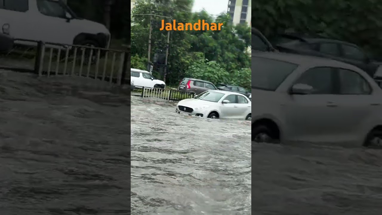 Flood in jalandhar😳😳😱😱