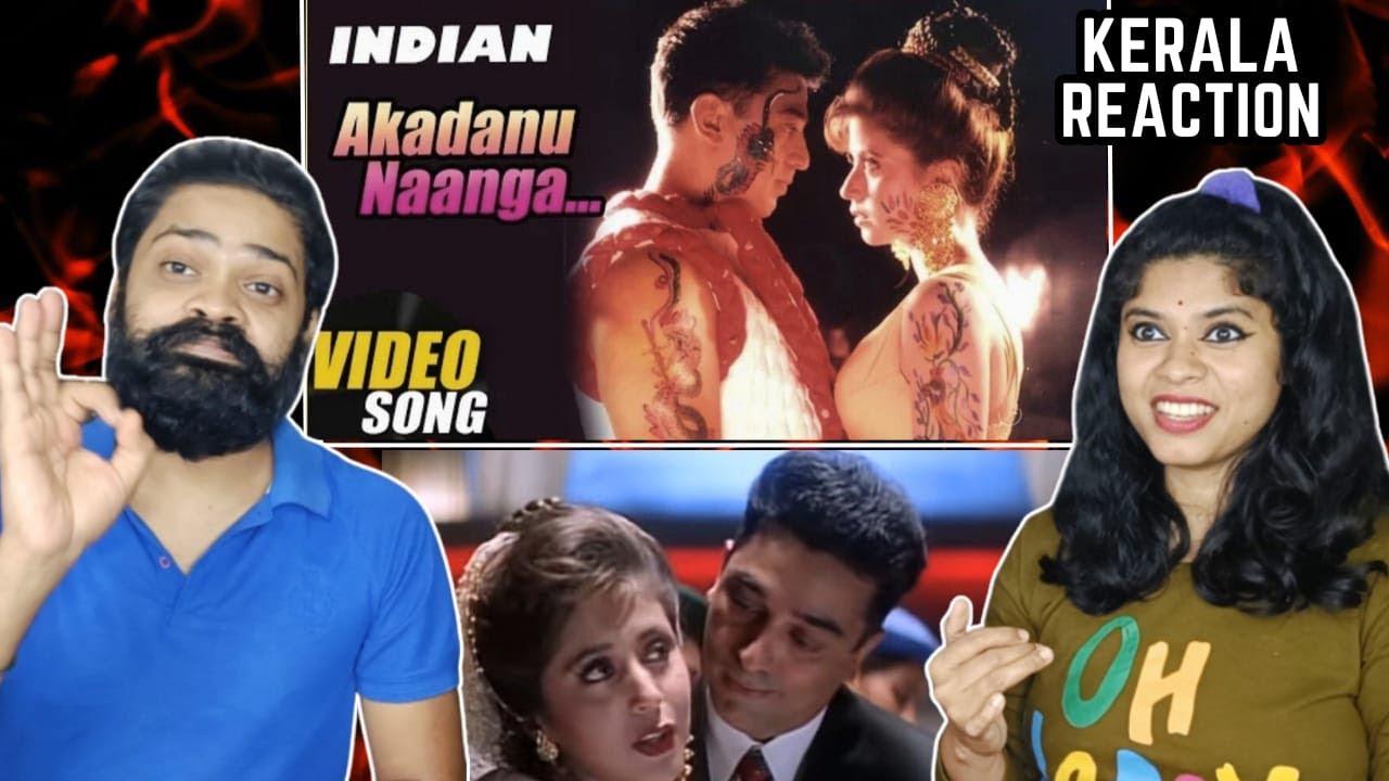 Akadanu Naanga Video Song REACTION | Indian Tamil Movie | Kamal Haasan | Urmila Matondkar AR Rahman