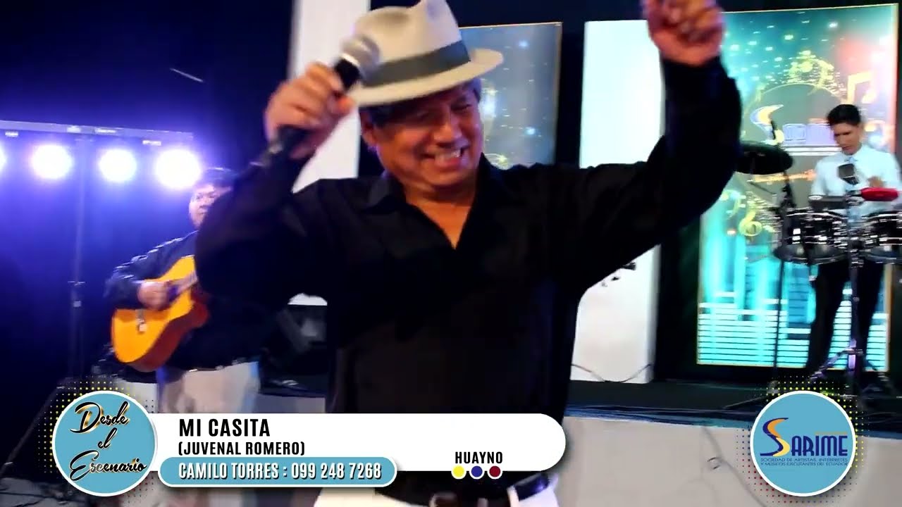 Camilo Torres - Mi casita (huayno), con acompañamiento en vivo, desde el escenario de Sarime
