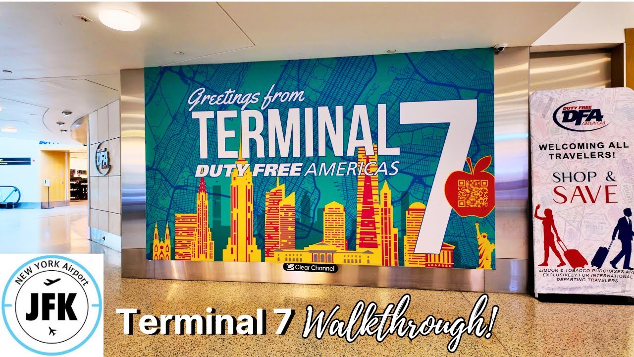 JFK Airport - Terminal 7 | complete Walkthrough [4K]