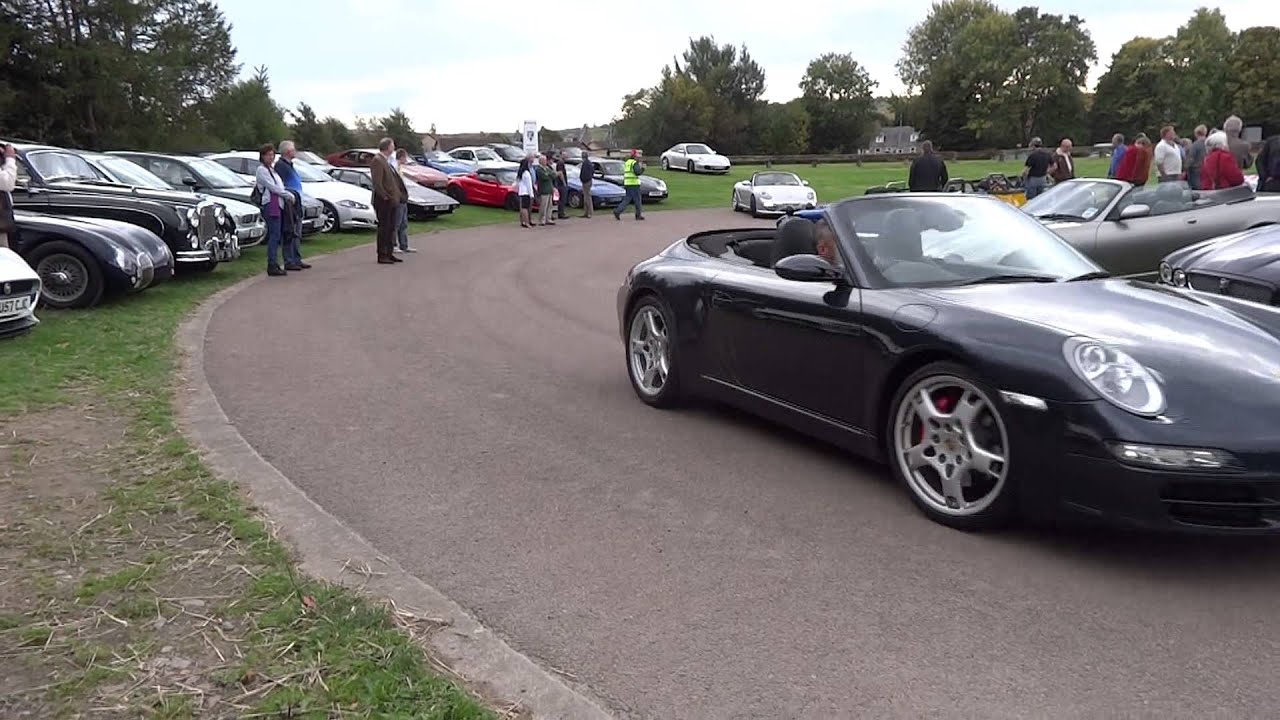 Porsche parade at Grampian Transport Museum Oct 2013