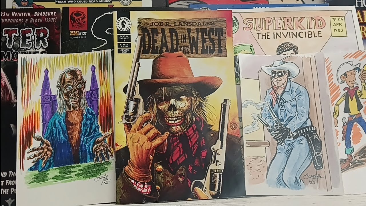 EP 1198 Dead in the West Pt 1, Dark Horse Comics, 1993, by Joe R Lansdale. Horror/ Western! 