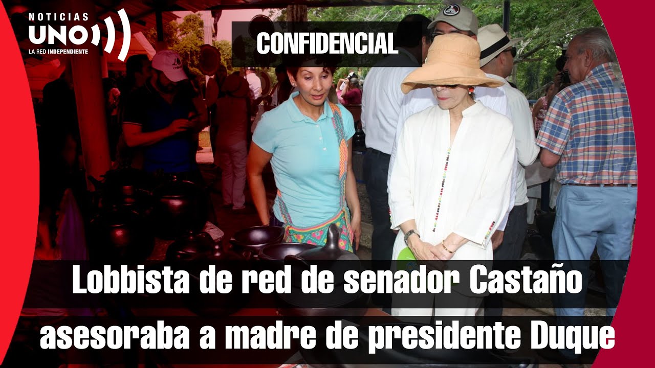 Lobbista de red lLEG4L del senador Castaño usó nombre de madre de Duque