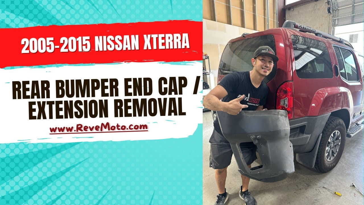 Снятие и установка заглушки заднего бампера Nissan Xterra 2005-2015 годов. Менее 10 минут.