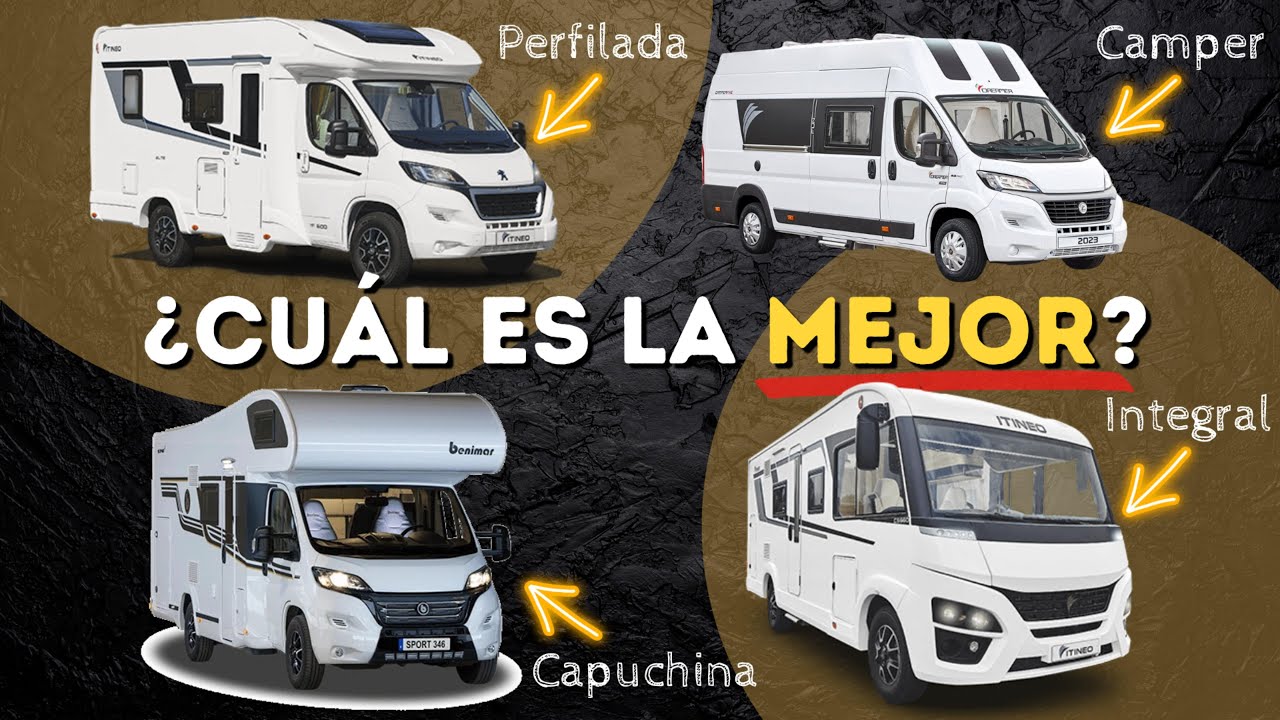 Tipos de AUTOCARAVANAS y CAMPERS 🛏🚐 &ndash; La MEJOR de todas es 🤯🤯🤯 ???