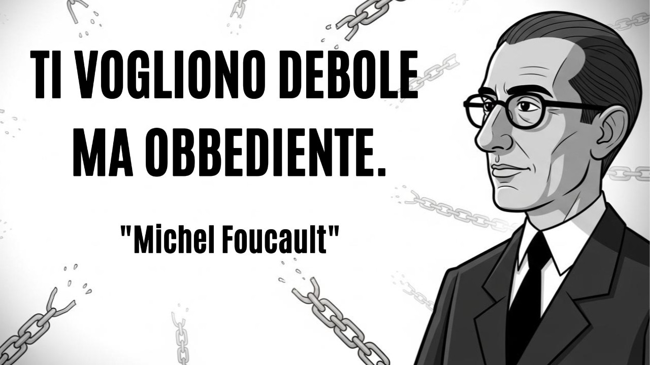 Perché la Società Vuole Che Tu Resti Debole – Foucault Ci Aveva Avvertito