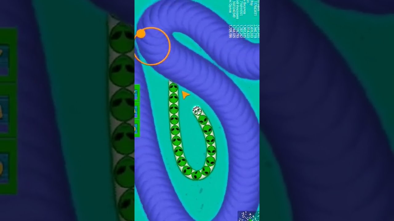 Worms Zone Magic 🐍 Gameplay #30 #shorts
