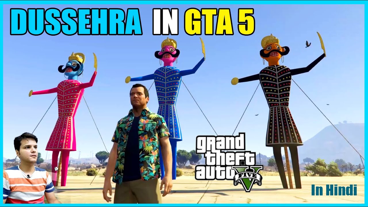 GTA 5: Dussehra In GTA 5 | Ramleela in GTA 5 | GTA 5 Gameplay in Hindi | Yet to play