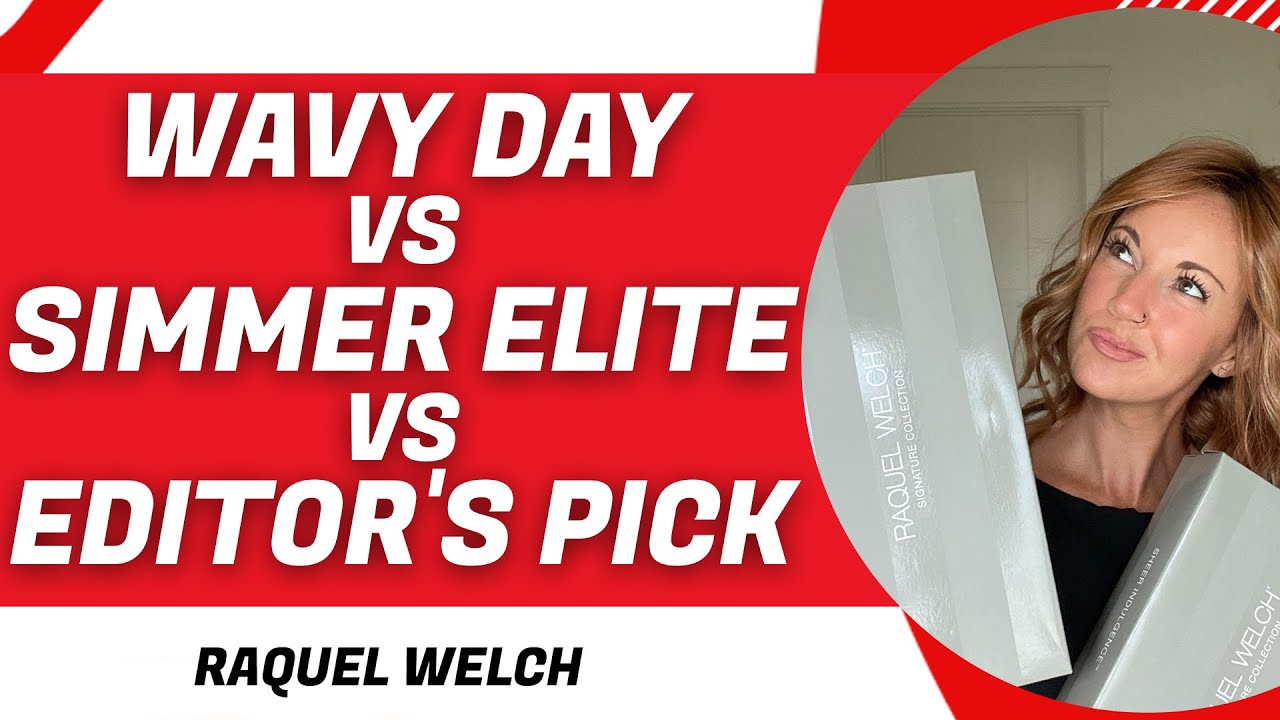 Сравнение париков Ракель Уэлч: Wavy Day, Simmer Elite и Editor's Pick