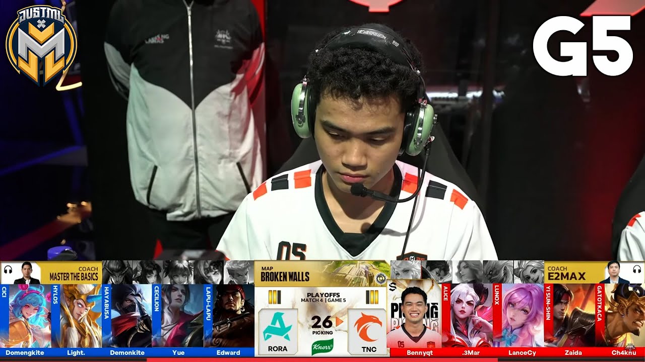 RORA VS TNC GAME 5 | PLAYOFFS DAY 2 | MPL PH SEASON 16