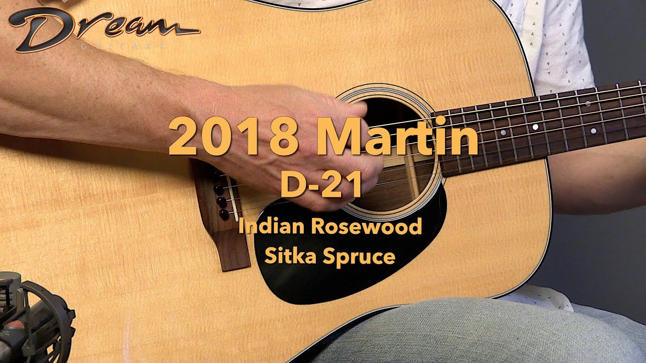 Dream Guitars &mdash; Martin D-21 2018 года, индийский палисандр и ситхинская ель #guitardemo #acoustic...