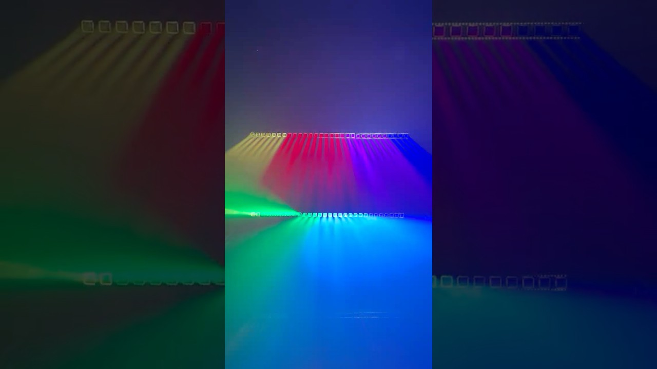 Dynamic 10x60W Zoom Pixel Beam Bar Moving Head Light with Bright LED Backlight Effects