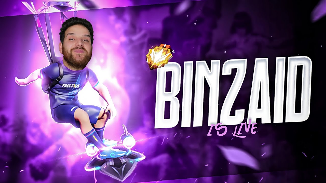 🔴Live Free Fire New Rank Season Rank Push Live | BIN ZAID GAMING  👽#binzaid #freefirelive