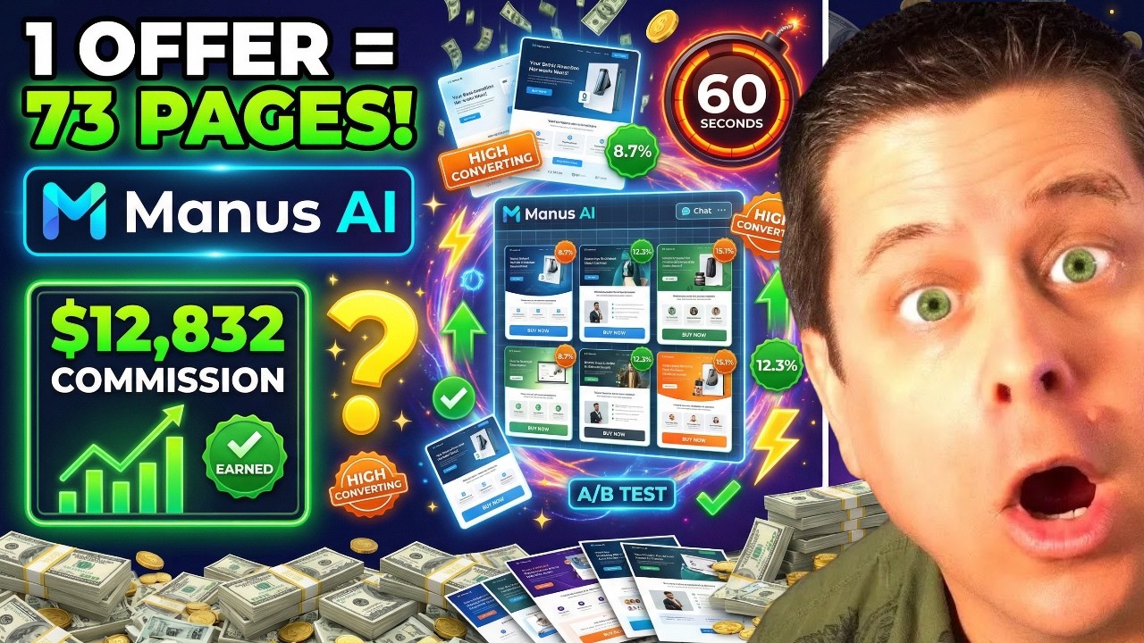 Manus Ai Built My ENTIRE Affiliate Website In 60 Minutes!