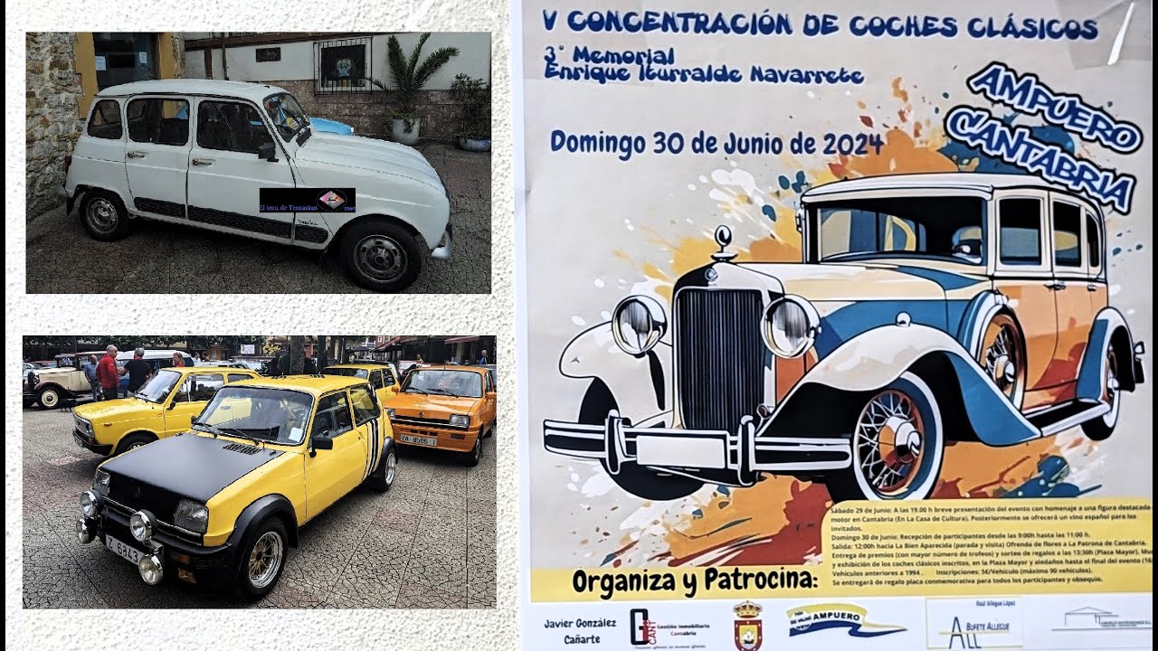 V Concentración de coches clásicos en Ampuero