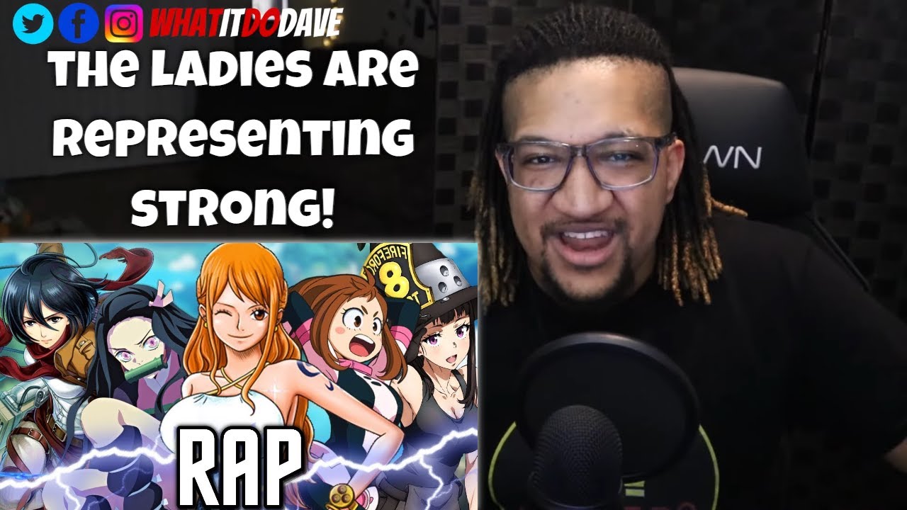 Reaction to LADIES OF ANIME CYPHER | HalaCG ft. Chi-Chi, Ironmouse, Cami-Cat & More